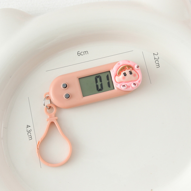 漫画かわいいしんちゃん PP 電子時計学生試験授業ポータブル吊り時計学習日付と時間ストップウォッチミュート|undefined