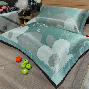 Summer Pillowcase Cool Ice Silk Machine Washable Mat Pillow Leather 30*50 Home Student 40* Wholesale