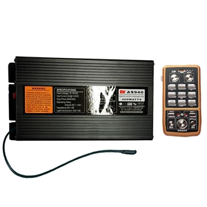 Wireless remote control car alarm, 400W high-power loudspeaker, car siren horn, high-frequency speaker AS940N