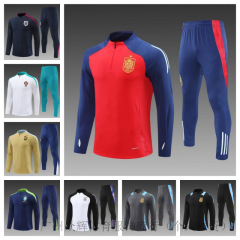 卸売代表チームの登場服カジュアルスポーツハーフジッパーサッカートレーニングスーツ長袖大人のスーツ