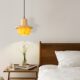 Bedroom Bedside Lamp Japanese Style Original Wood Style Restaurant Chandelier Creative Pumpkin Warm Atmosphere Room LED Lamp