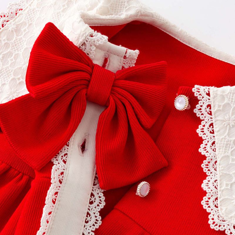 Ropa de bebé de una pieza 2024 ropa de otoño mameluco de manga larga para recién nacidos ropa de bebé para niñas