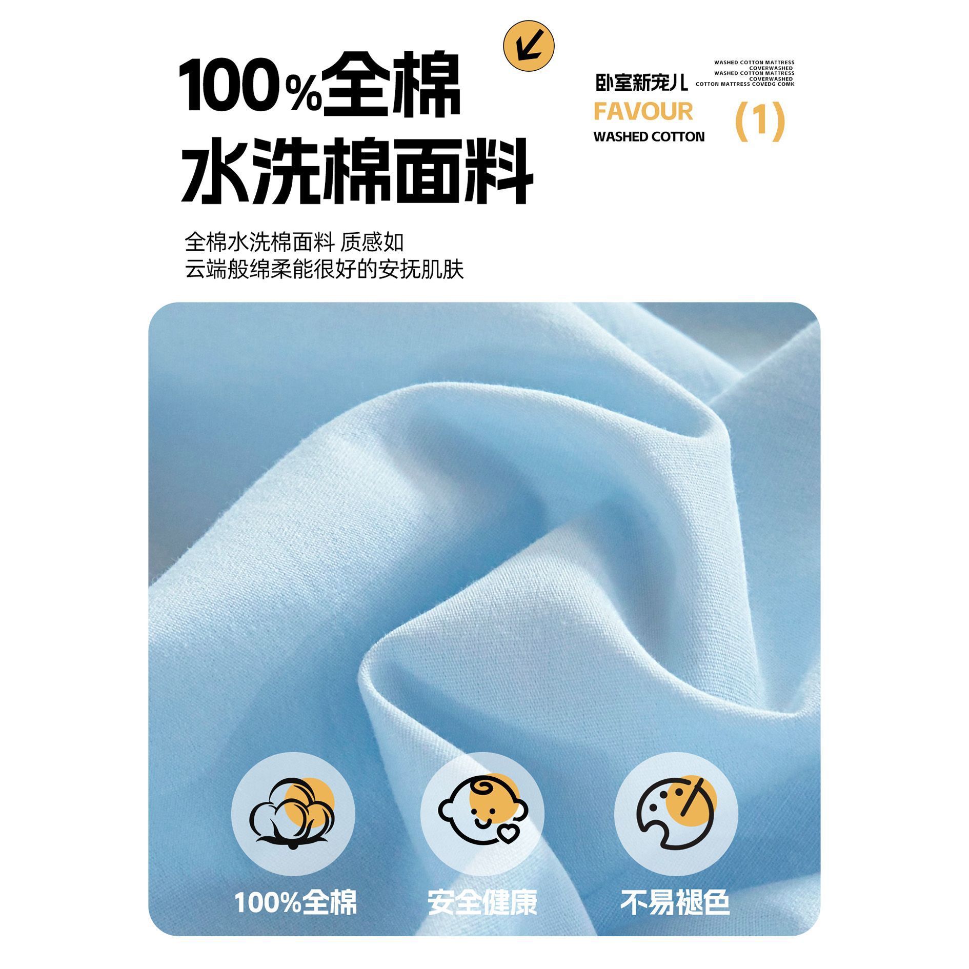 Colchón de algodón cubierta de colchón cubierta de colchón dormitorio universitario cubierta de colchón 90x190x200 cubierta de colchón