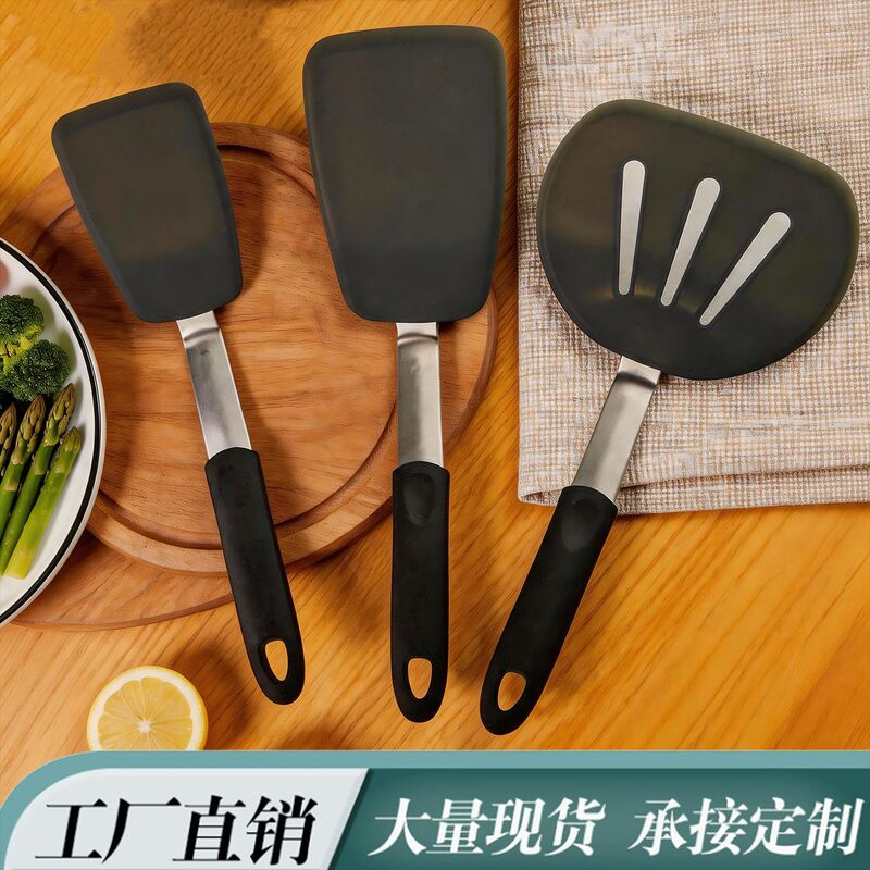 Cross-Border Silicone Spatula Set, High Temperature Resistant, Non-Stick Frying Spatula, Cooking Spatula, Kitchen Utensils Food-Grade Silicone Spatula Cross-Border Silicone Spatula Set, High Temperature Resistant, Non-Stick Frying Spatula, Cooking Spatula, Kitchen Utensils Food-Grade Silicone Spatula