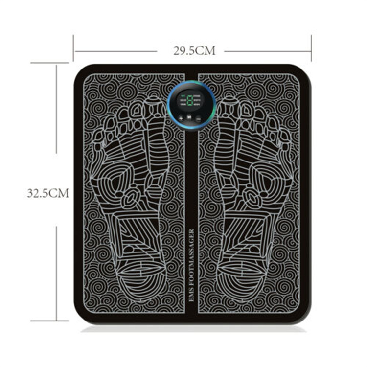 Intelligent EMS Massage Cushion Plantar Pulse Physiotherapy Foot Pad Micro-current Foot Reflexology USB Charging Spot