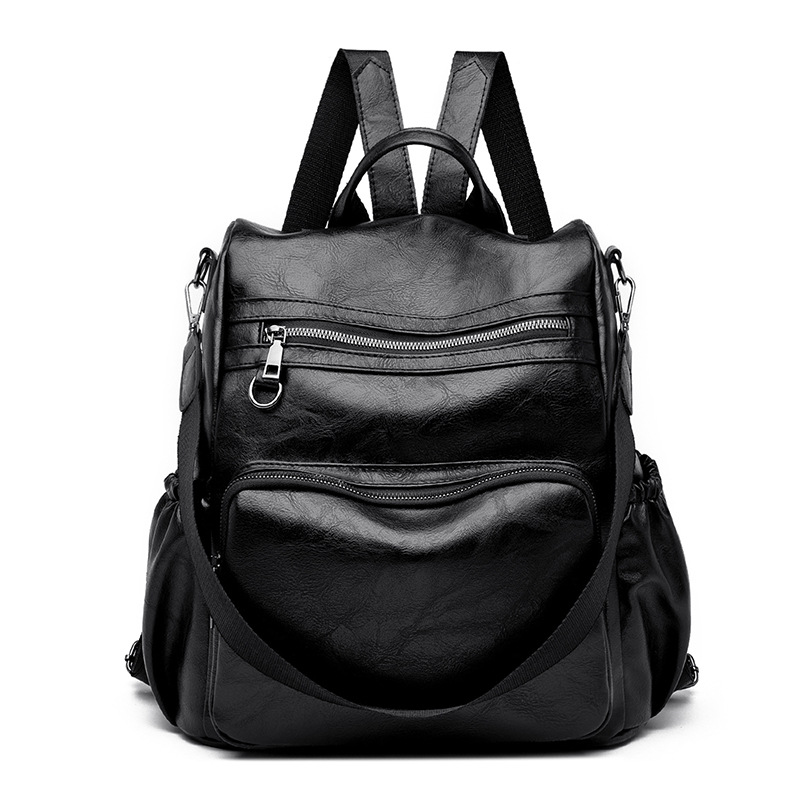 Cross-Border Bag Amazon Pu Backpack for Women 2026 New Anti-Theft Backpack for Women Fashionable Casual Large Capacity Backpack