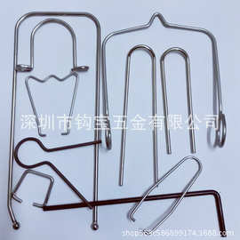 不锈钢异形折弯加工.异形卡扣.弹簧夹.五金配件支架.机壳钢丝卡簧