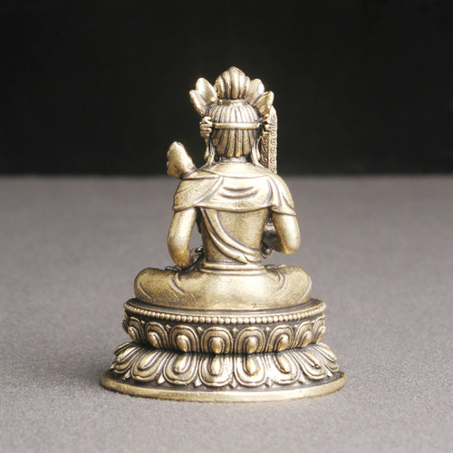 Retro pure brass Void Bodhisattva bronze statue desktop ornaments religious worship Buddha statue crafts old copper wholesale