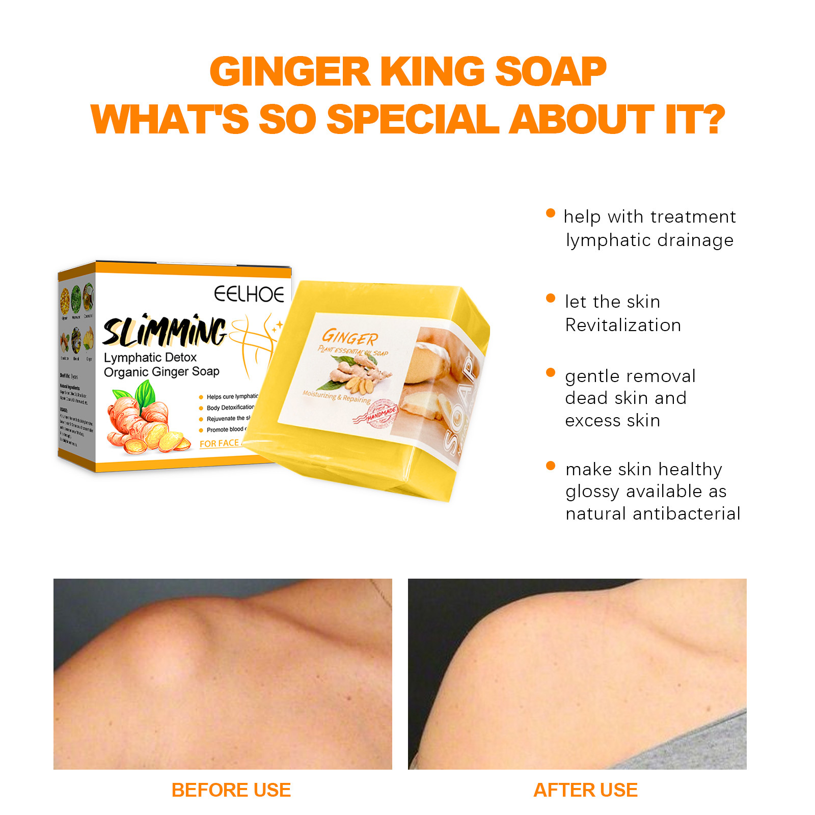 Le savon minceur au gingembre Eelhoe nettoie, rafraîchit, ne graisse pas. Il va adorer la viande, le ventre ferme et s_voghion.com