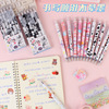Erasable cartoon gel pen for elementary school students, 6 pieces