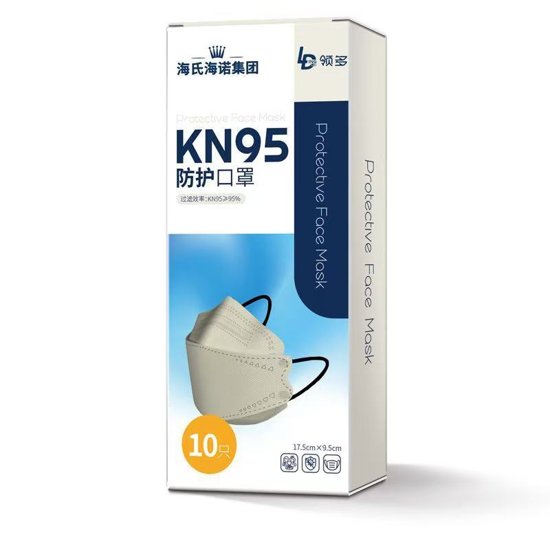 海氏海诺医用外科口罩夏季薄款清凉玻尿酸N95鱼嘴型防护儿童口罩|undefined