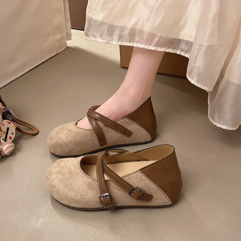 Two-Way Wear Thick-Soled Birkenstock Shoes, Full Coverage, 2026 Spring/Summer New Style, Height-Increasing Slip-On Shoes for Women, Soft-Soled Mary Jane Shoes