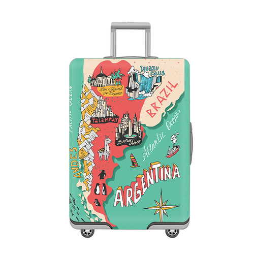 Wholesale Bulk Custom Printed Luggage Covers for Amazon - Elasticated Thick Travel Suitcases with Dust Protection - Made to Order
