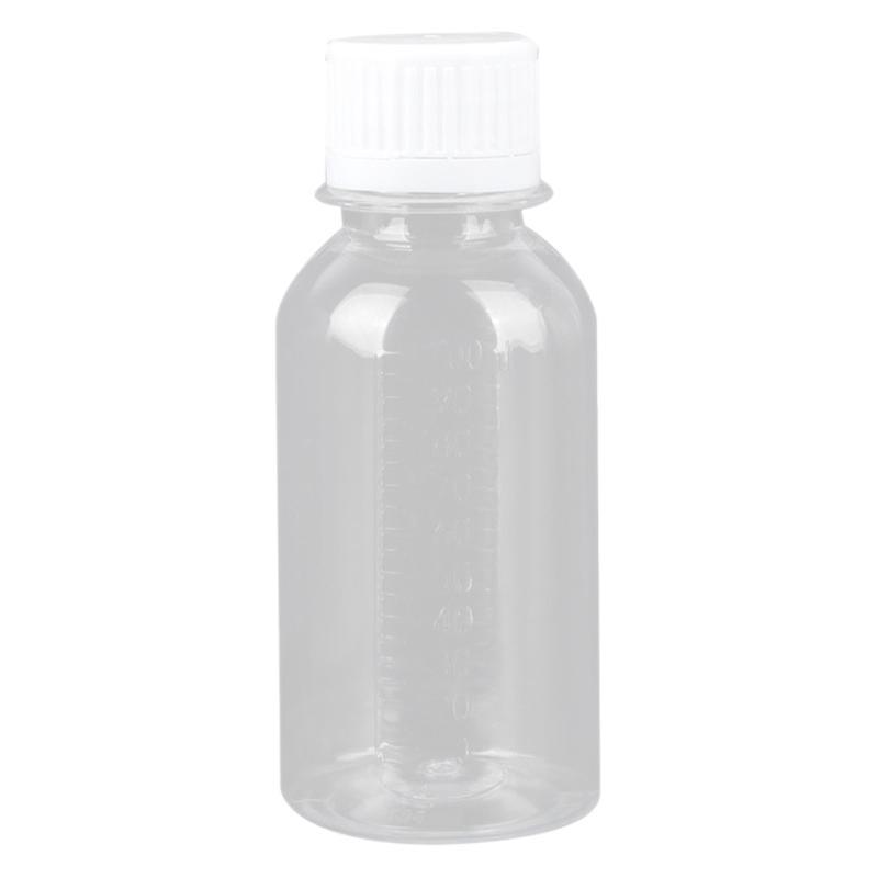 50/100/200ml Small mouth bottle transparent sealing liquid plastic…