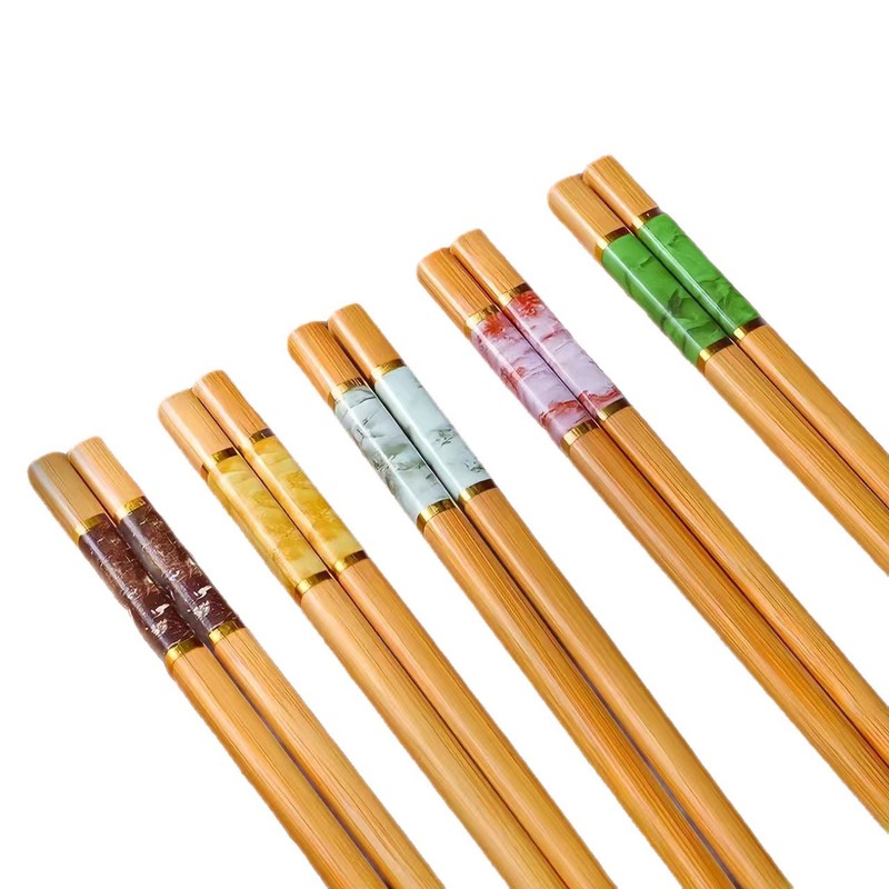 纯天然竹木筷子家用加粗无节健康环保一家人分餐筷高档防霉通用|undefined