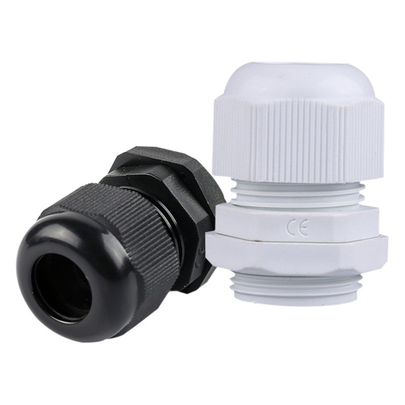 Transfronterizo PG cable conector impermeable traje M nylon plástico sellado alambre fijo Grand Head 50 en caja