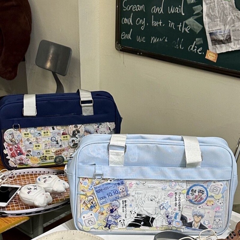 New Pain Bag jk Japanese Uniform Clothing Bag Single Shoulder Crossbody Commuter Sports Joker Daily School Supply Sense [Uniform Pain]]