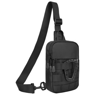 Amazon Cross-Border Men's Tactical Chest Bag Simple and Lightweight Outdoor Sports Chest Bag Casual Cycling and Walking Men's Bag