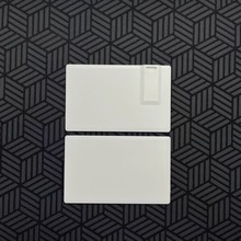 厂家直销U盘外壳，名片U盘素材抽式卡片创意便携迷你乳白质感数码