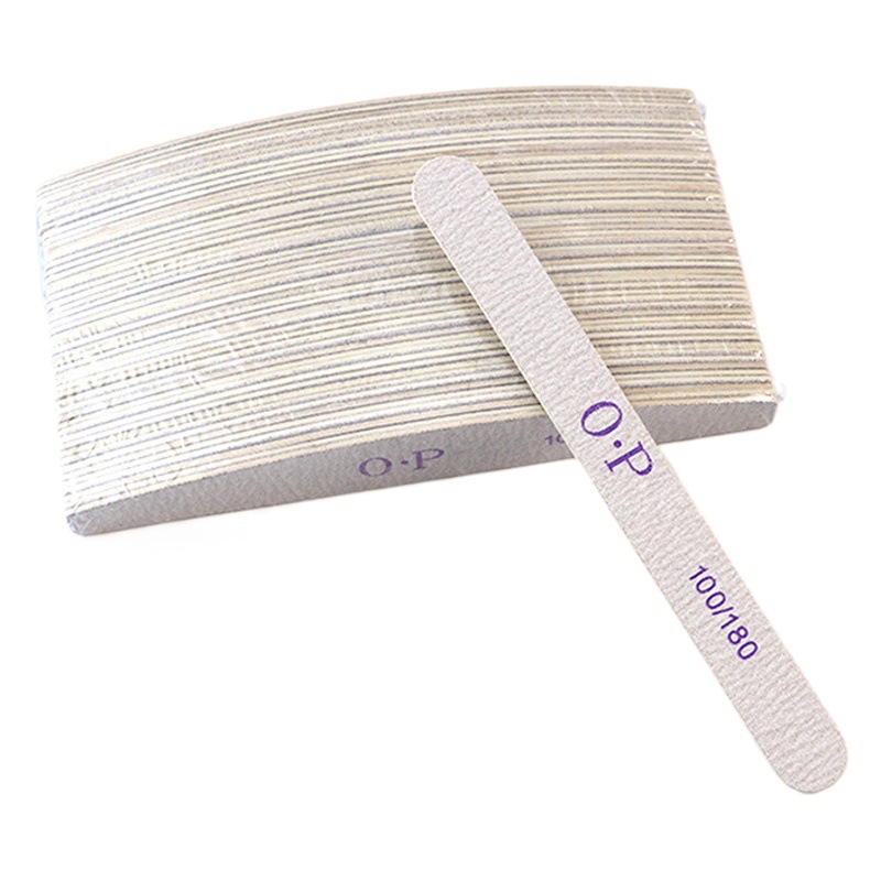 Tira de pulido de uñas esmalte de uñas manicura tira de frotamiento herramienta gris arena archivo tira de uñas tira de arena fina tira de frotamiento de uñas al por mayor
