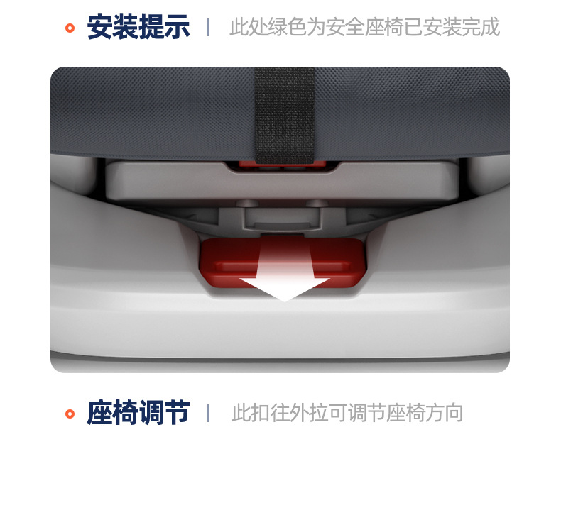 Suitable for Kids Safety Seats for Cars, Baby Car-Mounted 360-Degree Rotating Portable Seats 0-Its