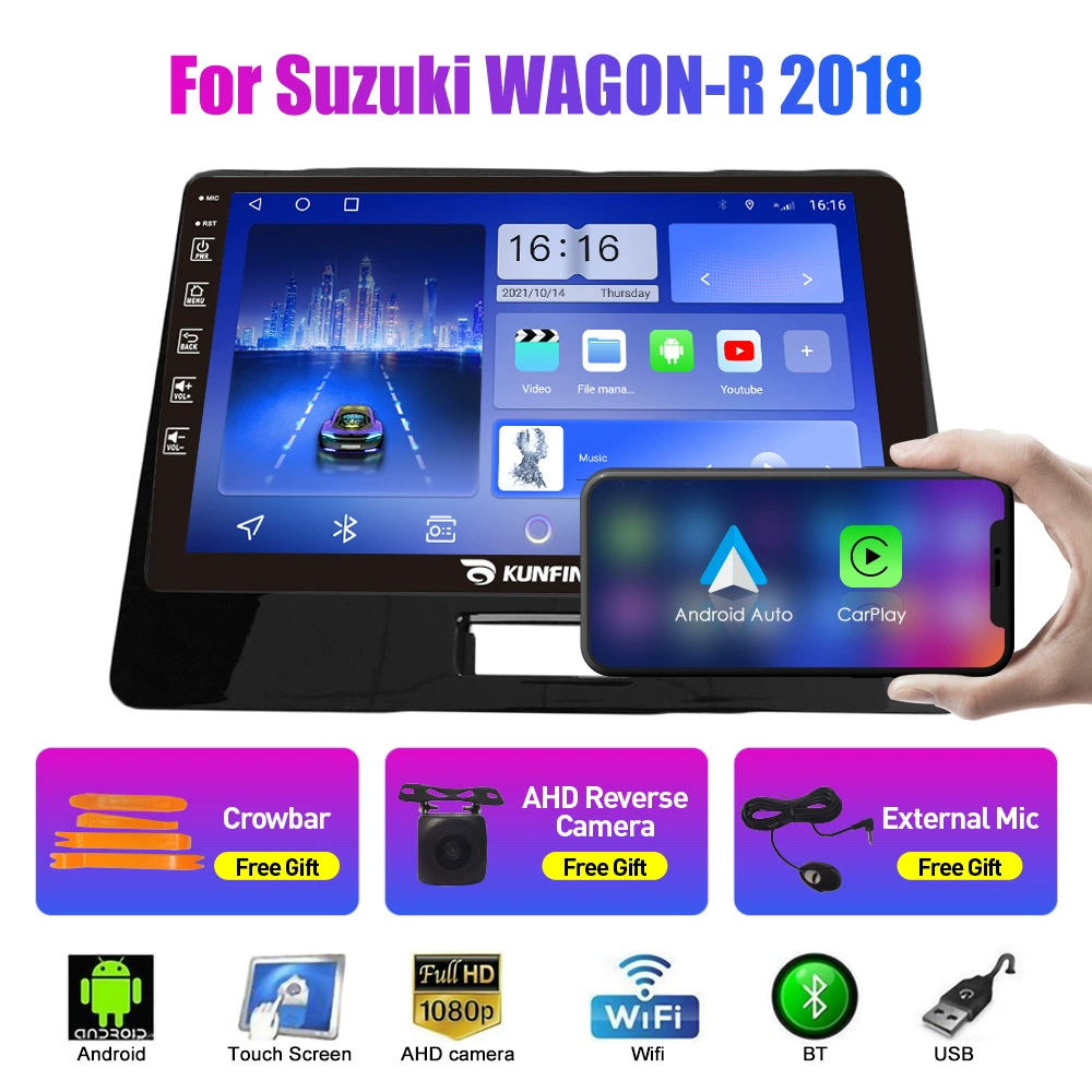 Подходит для 2018 года Suzuki Wagon-R Android-навигатор GPS задняя камера все-в-одном машина
