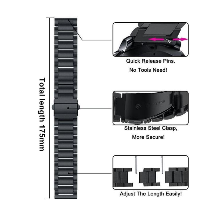 xDfind correa de acero inoxidable 18mm / 14mm / 22mm / 20mm