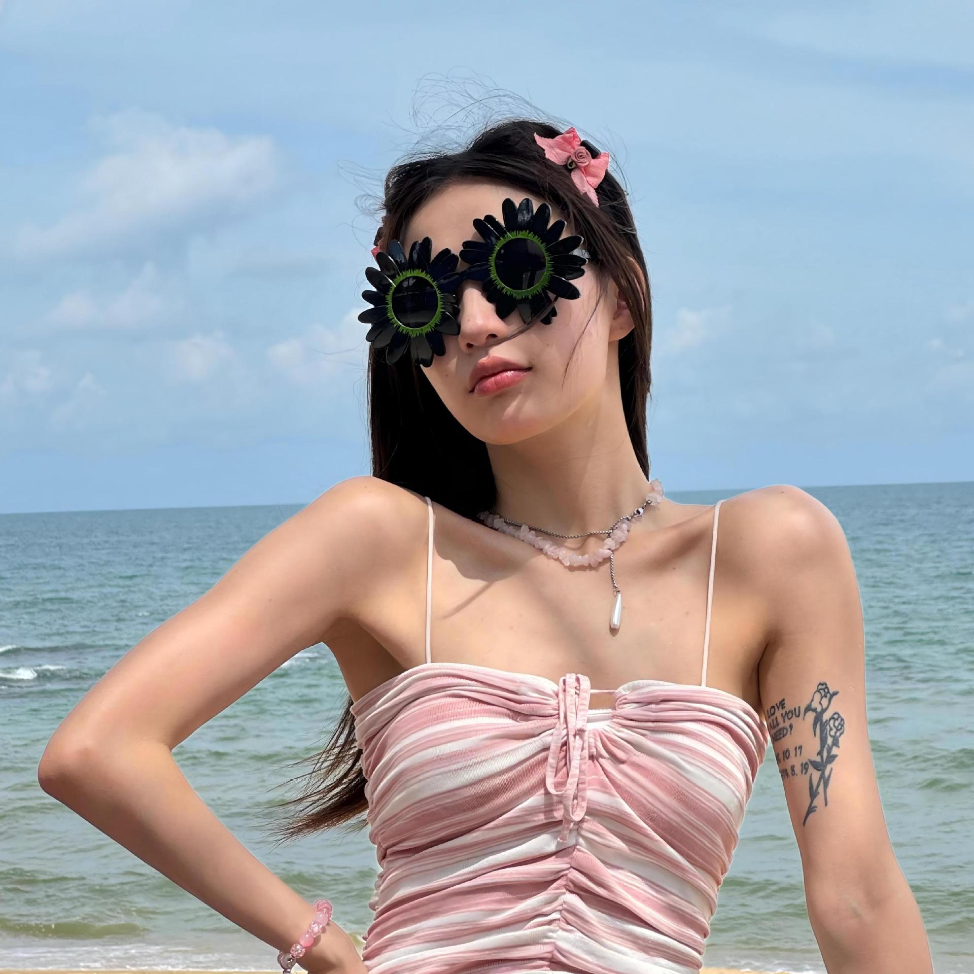 Gafas de Fiesta con Temática Hawaiana, ABS, Divertido, Decorativo, para Fiestas en la Playa y Festivales de Música