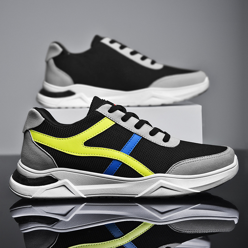 春夏季2021新款飛織鞋休閑男士運動鞋男旅遊跑步潮鞋 透氣男鞋子