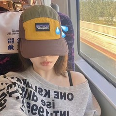 高バージョン Pata 夏新 4 色多用途コントラストカラー屋外カラーマッチングレトロ日焼け止め野球帽男性と女性用