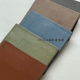 Old-Style Handmade Brick Tiles with a Vintage Look, Matte Non-Slip Wall Tiles for Kitchen, Garden, and Balcony