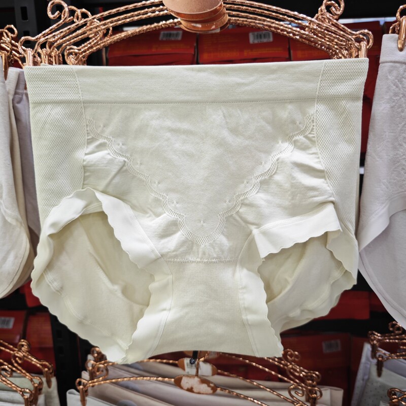 Jin Baijiao 5760 Women's Mid-Waist Tummy Control Panties with Silk Crotch and No Side Seams Jin Baijiao 5760 Women's Mid-Waist Tummy Control Panties with Silk Crotch and No Side Seams