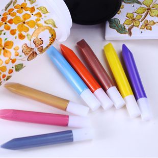 Golden 3D Stereo Gold Hook Line Pen Hand-Painted DIY Glass Painting Pigment Stroke Paste Gold Line Painted Ceramic Relief