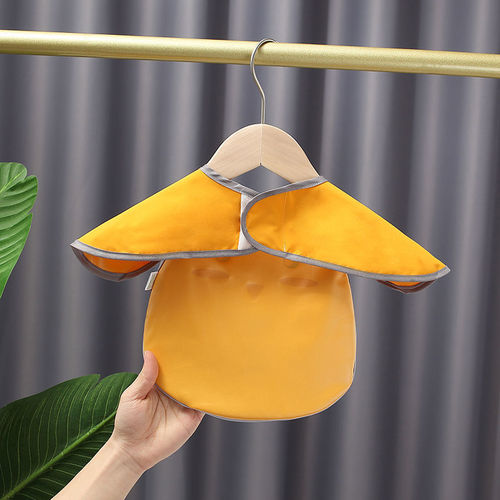 Children's smock waterproof baby eating bib baby reverse wear protective clothing anti-dirty kindergarten painting autumn and winter thin style