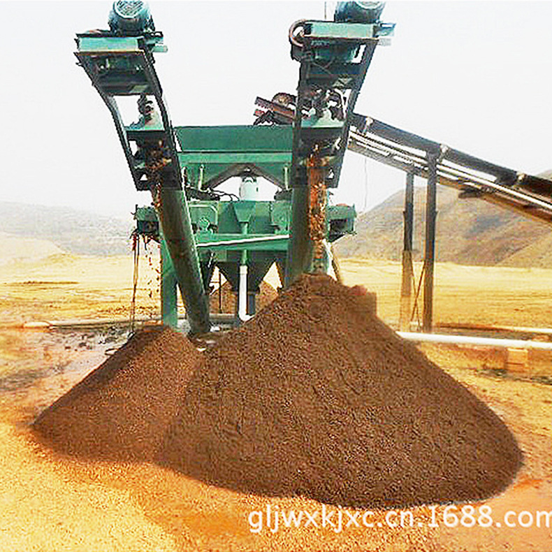 水式强磁磁选机 褐铁矿加工提纯除铁初硅除杂质除铁选矿设备