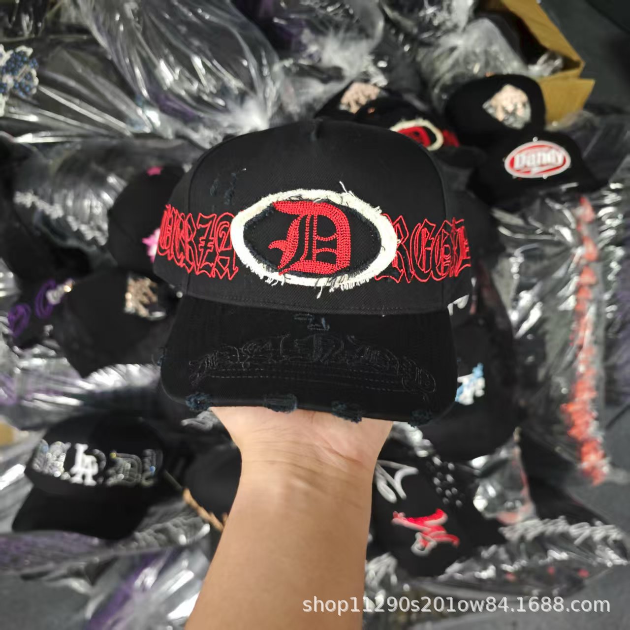 Una pieza de envío gratuito marca de moda americana tendencia europea y americana DANDY HATS sombrero de béisbol sombrero dandy