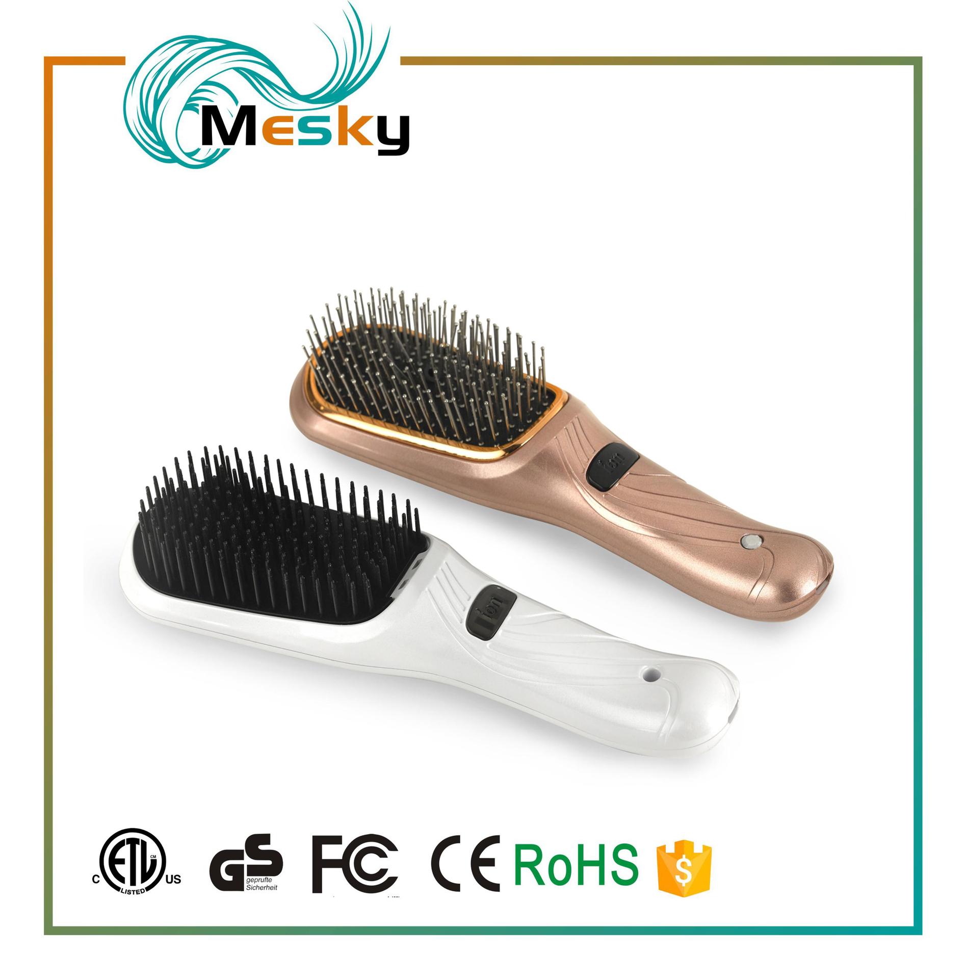 mesky2021新款便携式电动头发离子头发按摩无线负离子震动按摩梳