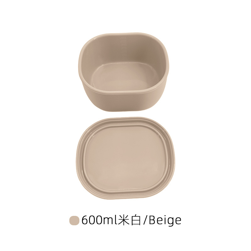 Caja portátil para bebés y niños de silicona, caja de alimentos suplementarios para ensalada, bocadillos sellados con cubierta, caja de preservación de bebés