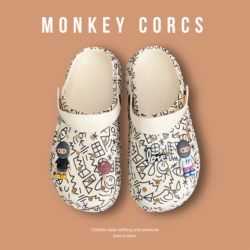 Zuecos de verano 2025 con suela suave que se siente como pisar una excremento, zapatos de jardín casuales y modernos para parejas, unisex.