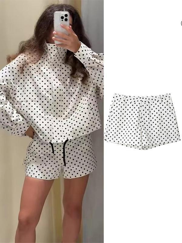 H 95642 Polka Dot Jacket Set Polka Dot Jacket Set