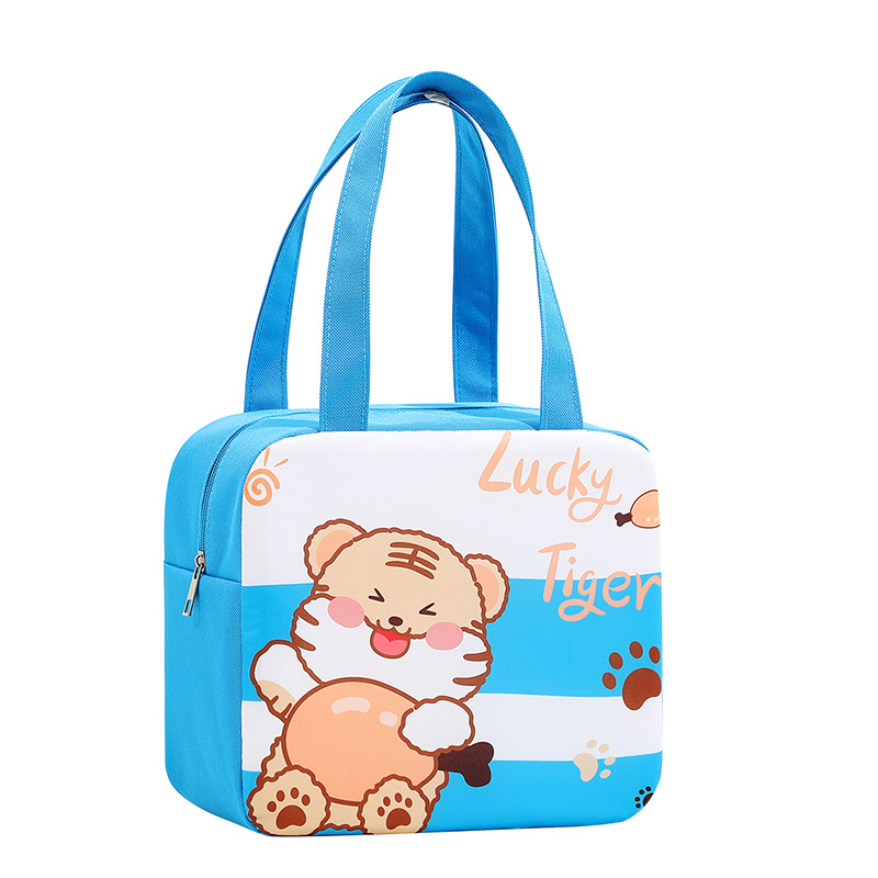 Cartoon new cute pet children's bento ba...