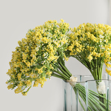 一件代发韩式新娘手捧塑料假花 手扎16枝夜来香满天星花