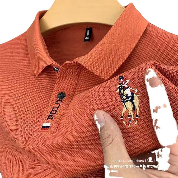 拾い漏れ ~ コーナーは、外国貿易の男性服の襟を撤回したpoloシャツビジネスは、半袖tシャツの白い小包を追加した