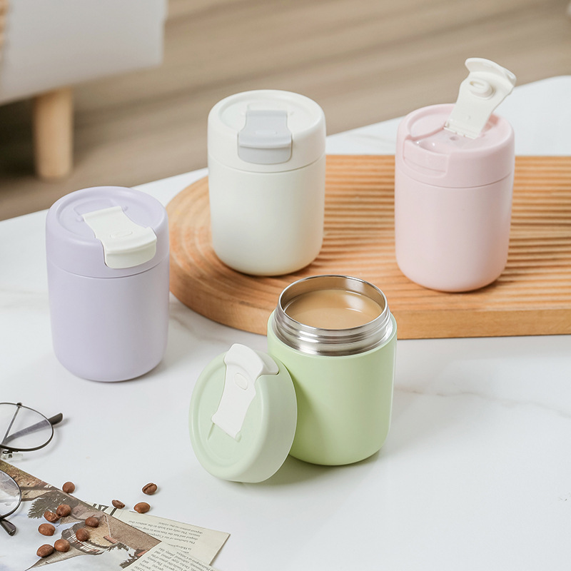 Coffee thermos cup portable portable portable Cup European-style small luxury internet celebrity coffee cup small exquisite stainless steel portable cup Coffee thermos cup portable portable portable Cup European-style small luxury internet celebrity coffee cup small exquisite stainless steel portable cup