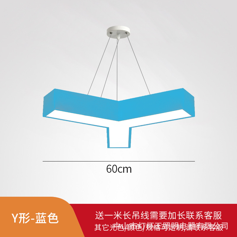 led color hexágono en forma de Y lámpara candelabro jardín de infantes instituciones de capacitación de educación temprana parque infantil creativo lámpara de modelado de panal