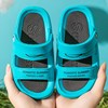 Children's slide, summer two-color non-slip beach slippers for boys