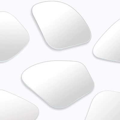 Car Rearview Mirror: Qìchē Large field of view rear view auxiliary mirror