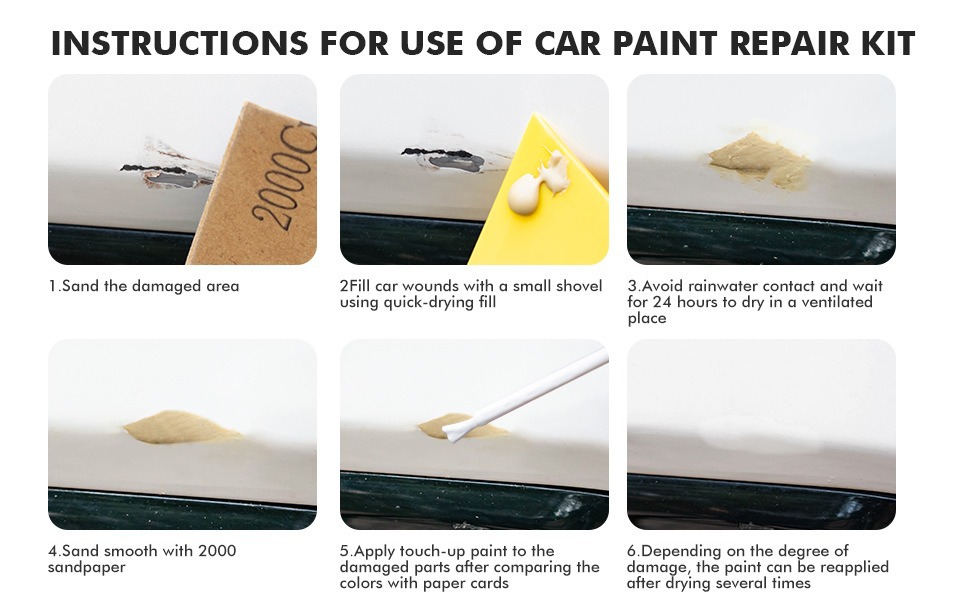 Car Paint Pen Touch-Up Pen Car Scratch Repair Paste Quick Paint Repair Tool