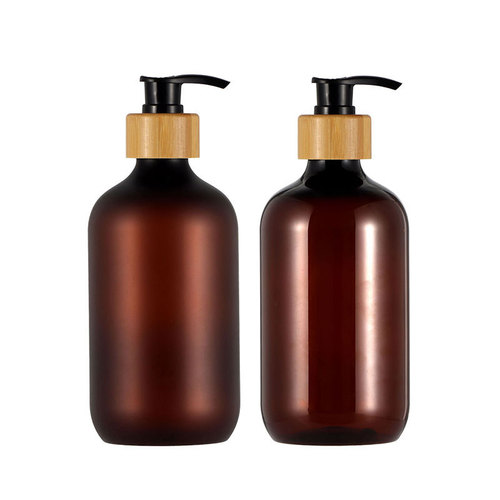 500ml high-neck lotion bottle push-type shampoo bottle shower gel bottle cosmetic refill bottle frosted PET