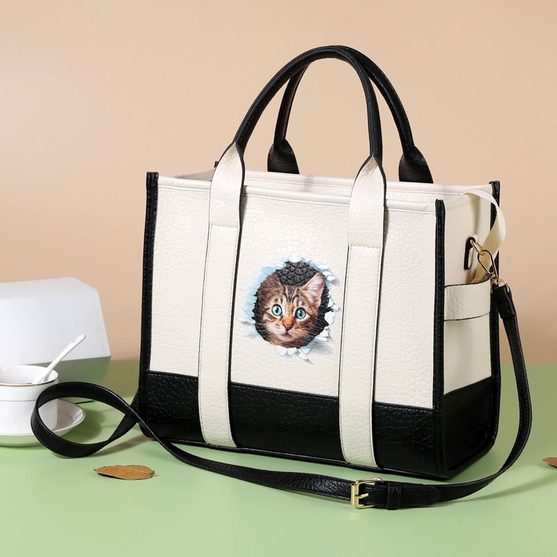 Cat Head Tote Bag 2
